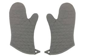 Now Designs 064180210680 Basic Oven Mitt London Grey - 6.5 X 13 In Set Of 2