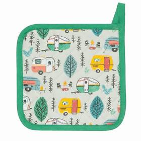 Now Designs 064180300008 Danica Jubilee Quilted Potholder Happy Camper