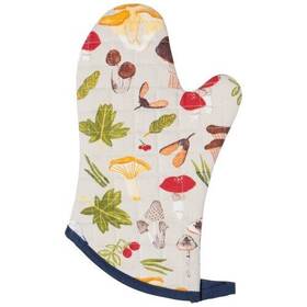 Nom1422d Now Designs Chef Oven Mitt Field Mushrooms