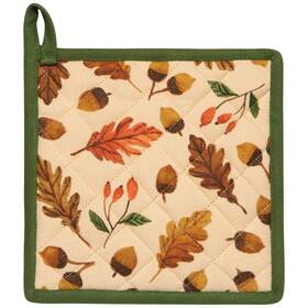 Nph3582d Now Designs Potholder Oak And Acorn Spruce