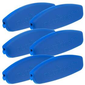 Nutrichef 068888035484 6 Pcs Blue Silicone Handles Anti Slip Flexible Stadard