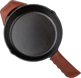 Nyota 313108594594 Made In Georgia - Cast Iron Handle Cover Set Of 2 Extra Thick Leather Heat