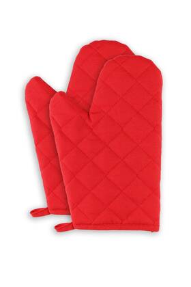 Oceanssh M Tt-1 Thermo Heat-resistant Oven Mitts 2 Pieces - Superior Protection Red