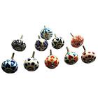 Ocrknob01 Set Knobs Of Pc Handmade Multi Colour Designed Ceramic Cupboard