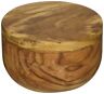 Ol316 Naturally Med Used Olive Wood Salt Box With Magnetic Pivoting