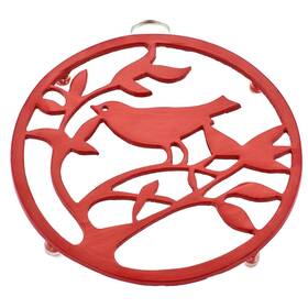 206rd Old Dutch International 045642002067 8 Inch Red Bird Trivet Diameter