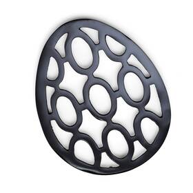 10.125x8x0.5 Old Dutch International 045642033917 391bp Inch Big Egg Trivet Black