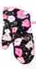 Om-12019 Flirty Aprons Midnight Bloom Oven Mitt 813486011053