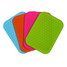 Onw0051 Onwon Durable Flexible Silicone Pot Holder Tableware Pad Coasters Green