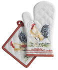 Op001aa01 Maison Hermine Campagne Piece Oven Mitt Potholder Set 0611138589239