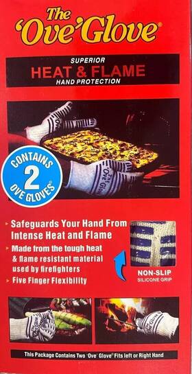 Ove Glove 851230210147 Set Of 2 Oven Mitt Heavy Duty Silicone Grip Hot Kitchen Microwave New