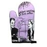 Oven Mitt Funny Breakfast Anytime But First Coffee 100% Cotton Kitchen Gl