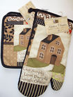 Holders7 "oven Shipping Sweet " Mitt Free Set 2pot 13 3pc Home Kitchen "x8