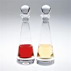 Ny206 Oz Crystal 6 Cruet 2 2pc Set St Badash H8.5 . Orlando Pack