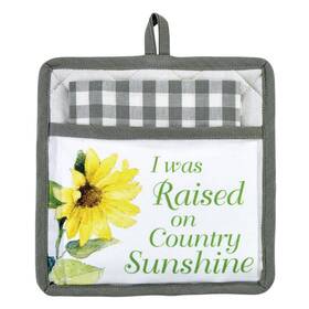 Park Designs 762242049567 Follow The Sun Pocket Potholder Set