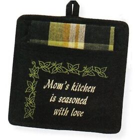 Park Designs Greenbriar Pocket Pot Holder Set Moms Kitchen Is Seasoned