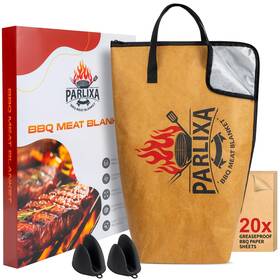 Bbq-bldk1 Parlixa Bbq Blanket For Resting Meat 21in Insulated Brisket Bag Dark Khaki