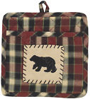 393-151b Patch Cabin Pocket Park Potholder Bear Single Sets Designs