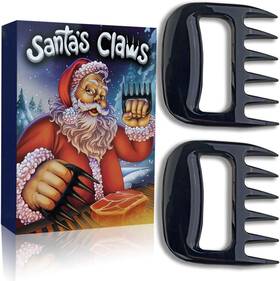 Pelto 726667816128 Meat Claws For Shredding. Santas Bbq Claws. Funny Stocking Stuffers Men
