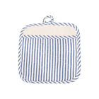 Ph36306 Kaf Home Metro Stripe Pot Holder Mitt Blue 844260036306
