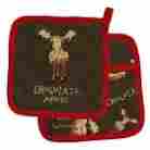 Ph776 Lazy One Chocolate Moose Pot Holder 095474398418