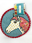 Pioneer Woman Horse Trivet Hot Pad Round Floral Polka Dots 10 Inch Nwt