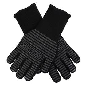 Pit Boss 684678410615 High Heat Knitted Bbq Grill Gloves Black