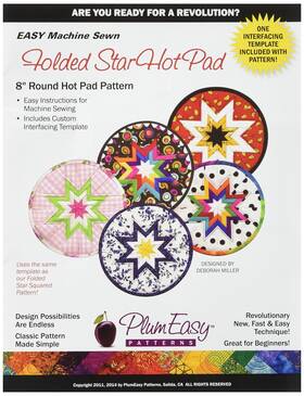 Pep101 Plumeasy Patterns Rounded Folded Star Hot Pad