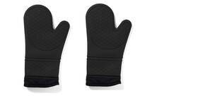 Popular Bath 738980831757 Bbb Silicone Pack Of Oven Mitt Black