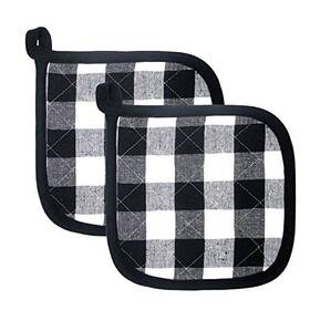 Popular Bath 738980973914 Home Buffalo Checkered Plaid 2 Pack Pot Holder Set The Regal Touch St