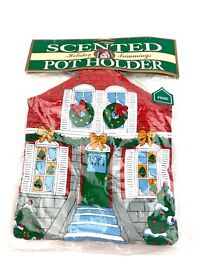 Potholder Post Office Pine Scented Christmas Vintage Mail Carrier Gift