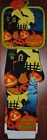 Potholder Towel Mitt Halloween Jack Olantern Black Cat Haunted House