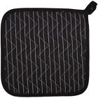 505920 Potholders Basic Pinstripe Designs Black
