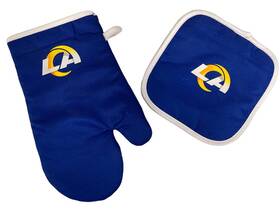 Psgls0472571 Pro Specialties Group 657175514889 Los Angeles Rams Oven Mitt Back