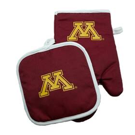 Pro Specialties Group 657175523126 Minnesota Golden Gophers Oven Mitt And Potholder One Size Multicolor