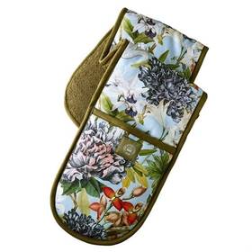 852189 Pure Table Top Royal Botanic Gardens Kew Floral Double Oven Glove Nwot