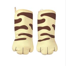 Purfun 556788749363 Thick Cotton Oven Mitts Cute Cat/paw Design Baking Gloves Cooking Poth
