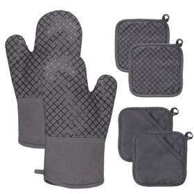 Pynqdfu 711691426931 4 Pcs Oven Mitts And Pot Holders 500 F High Kitchen With Holde