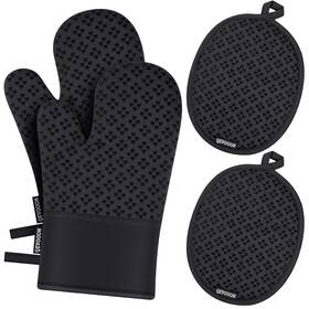 Stsjt002 Qevooon Oven Mitts And Pot Holders 4 Sets Heat Resistant 500 Glove&potholders