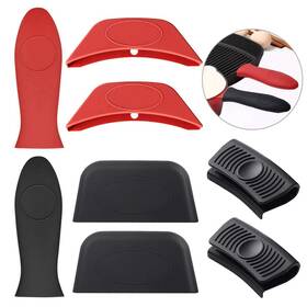 Qinizx 780861369897 8 Pack Silicone Hot Handle Holder Non-slip Pot Sleeve Assis