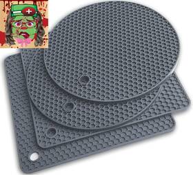 Qs Inn 445017895851 Silicone Pot Holders And Trivet Mats Heat Resistant To 440 F Protect