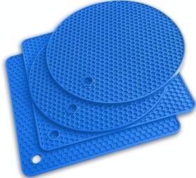 Qs Inn 670221633655 Silicone Pot Holders And Trivet Mats Heat Resistant To 440 F Protect Your