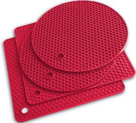 Trv2s2rrd Qs Inn Silicone Pot Holders And Trivet Mats Heat Resistant To 440 F Protect Your