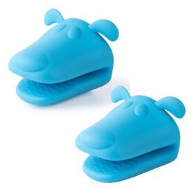 Qteclor 705814179354 Mini Oven Mitts Glovesbpa Free Siliconeheat Resistant Cooking Pinch Pothol