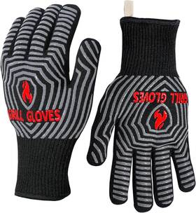1472 Quwin 445000990969 Bbq Gloves Oven Extreme Heat Resistant Grilling Sili