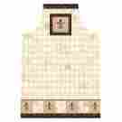 R0541 Kay Dee Majestic Black And Tan Fleur De Lis Kitchen Cooking Chef Butcher Apron 723886505413