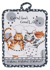 R2632 Kay Dee Happy Cat Potholder Pk 723886526326