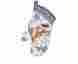 R2635 Kay Dee Designs Cotton Happy Cat Oven Mitt 100 Percent White
