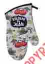 R3435 Kay Dee Farm Fresh Just Picked Veggies Tomatoes Cukes Cotton Kitchen Oven Mitt 13 Inch 723886534352