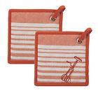R3462x2 Kay Dee Designs Cook Kitchen Embroidered Birdseye Woven Potholder Set